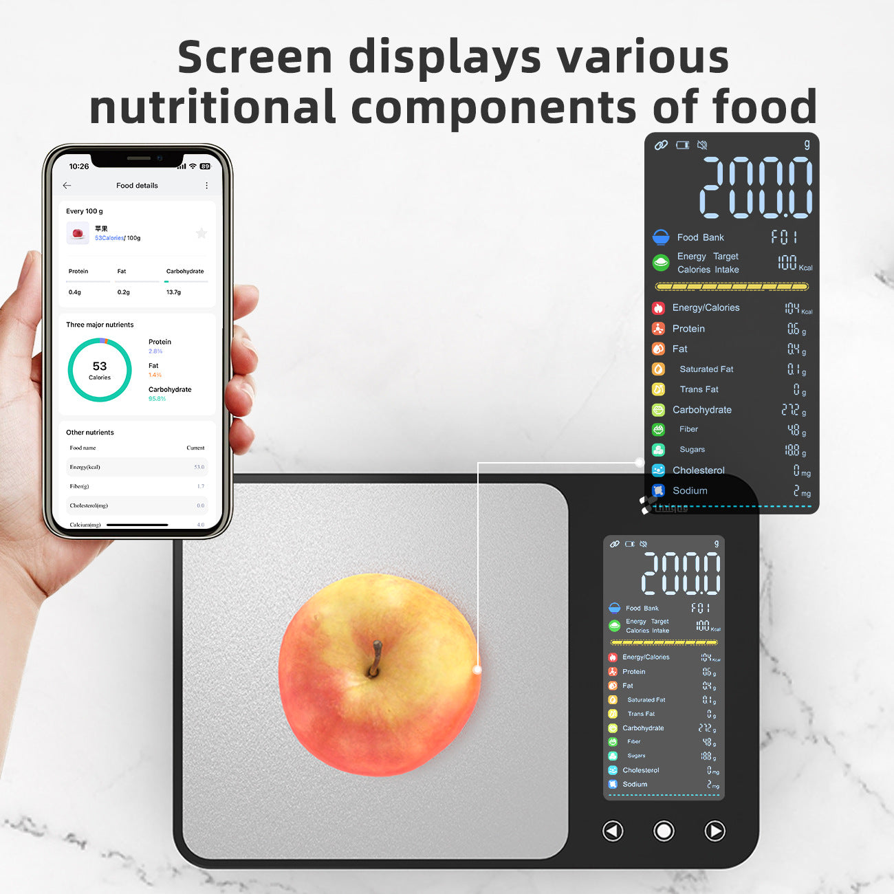 Kitchen Organizer - Smart Kitchen High-Precision Food Scale
