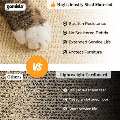 Smart Home Gadget - Cat Scratcher With Ball Track Toy, Sisal Scratch