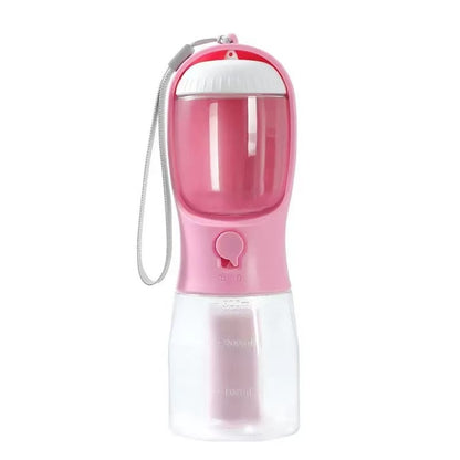 Pet Portable Water Bottle Foldable Outdoor Feeder