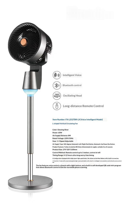 Home Silent Inverter Vertical Floor Fan