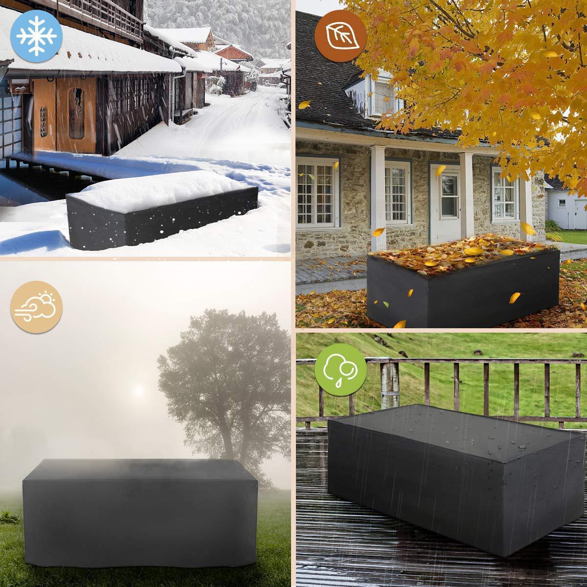 210D Oxford Cloth Outdoor Waterproof Furniture Cover