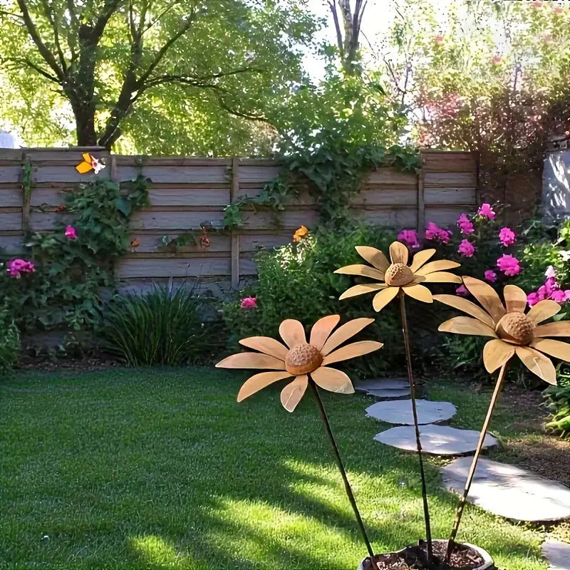 Creative Village Style Metal Garden Decor