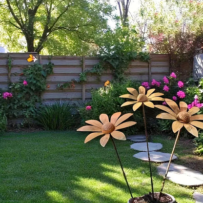 Creative Village Style Metal Garden Decor
