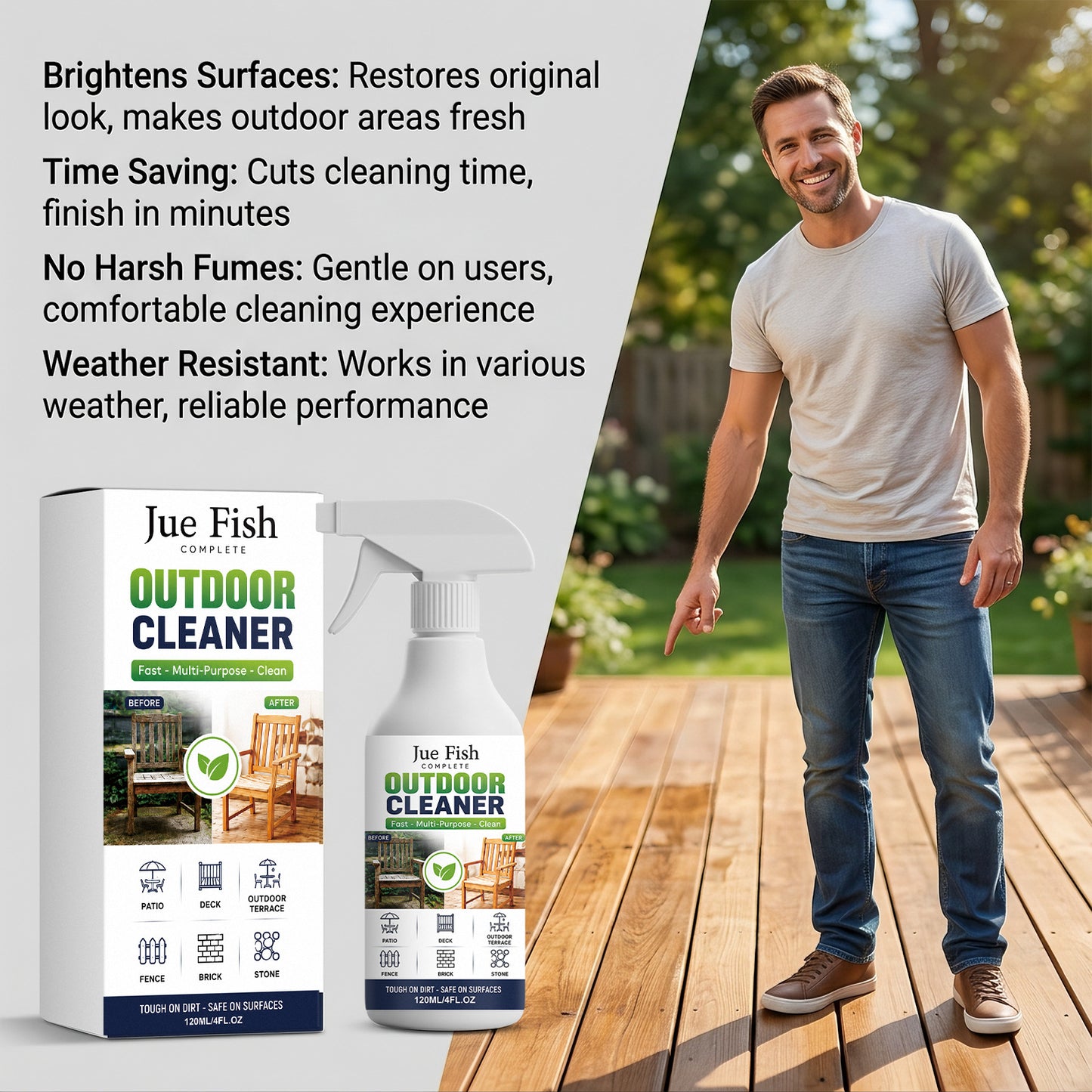 Multi-purpose Outdoor Cleaning Spray