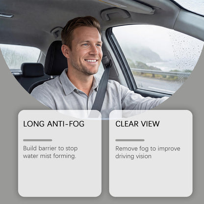 Car Window And Rearview Mirror Cleaning Anti-fog And Hydrophobic