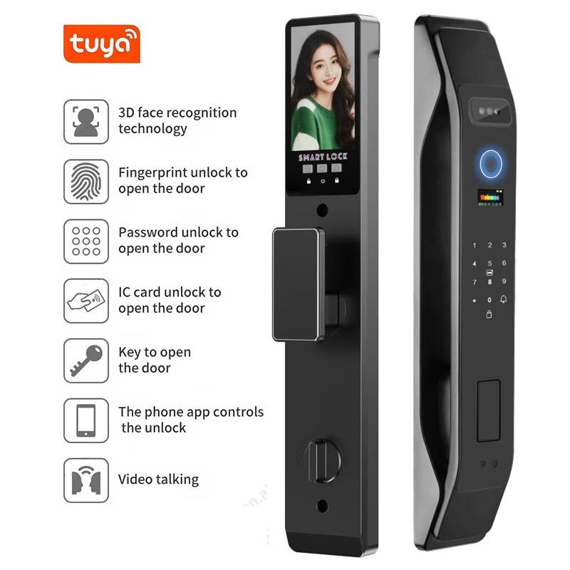 Facial Recognition Fully Automatic Smart Door Lock With Video Intercom