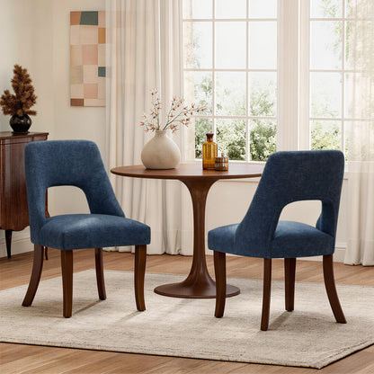 Kitchen Organizer - Dining Chair Set of 2,Upholstered Chenille Fabric