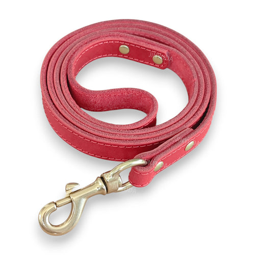 Pet Supplies - Pet Rope Dog Leash Genuine Full-grain Leather Rope