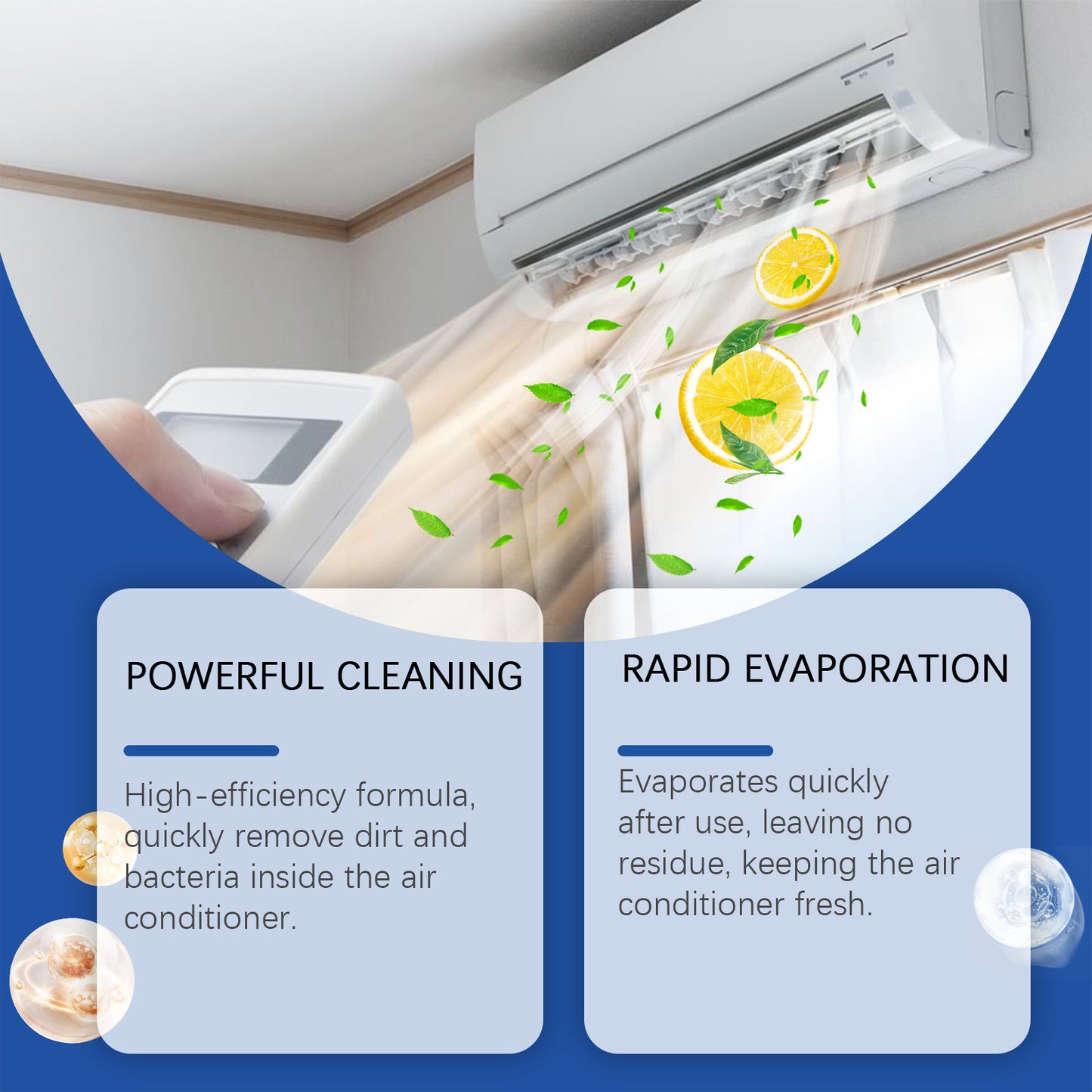 Air Conditioning Cleaner Household Internal Filter Decontamination Dust Cleaning Daily Foam Cleaner