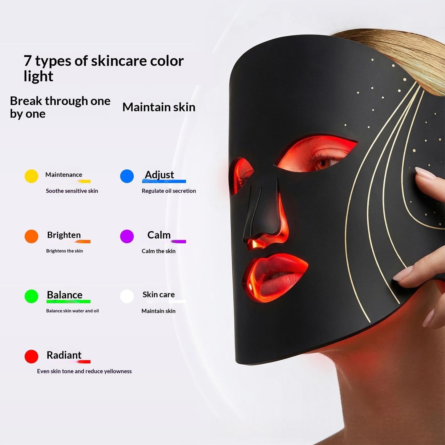 Photon Device Home-use Facial Beauty Mask