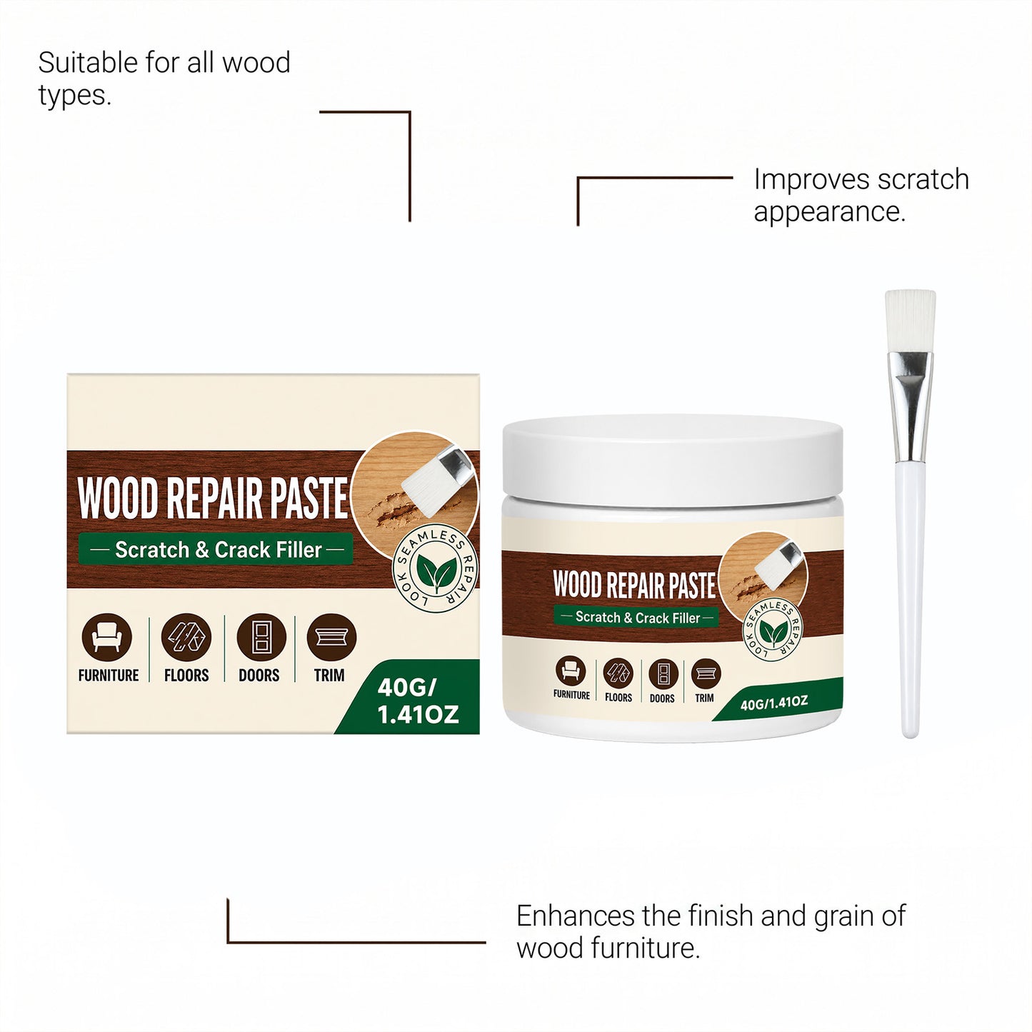 Furniture Scratch Repair Wood Filler Paste