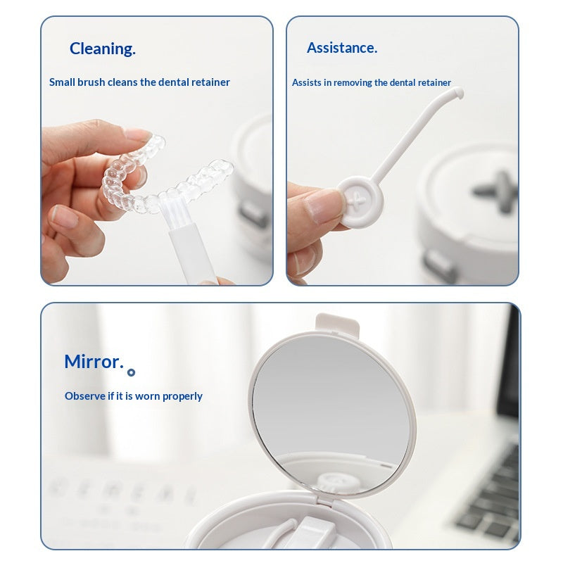 Household Orthodontic Aligner Cleaning And Storage Box