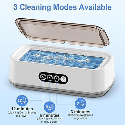 Cleaning Tools - 49KHz Household Ultrasonic Cleaner, Portable