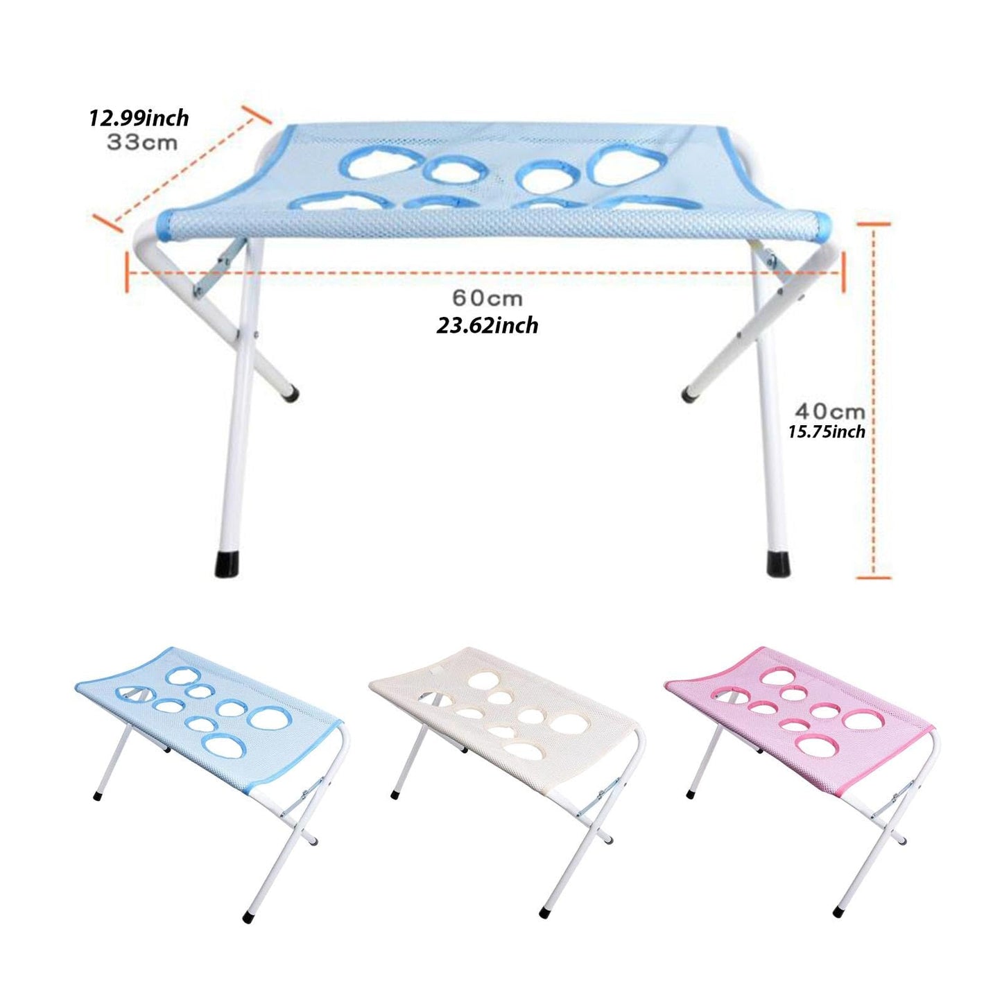 Pet Grooming Hammock With Foldable Iron Stand, Dog Bath Stand For Small Dogs And Cats, Mesh Grooming Table With Safety Strap For Nail Trimming
