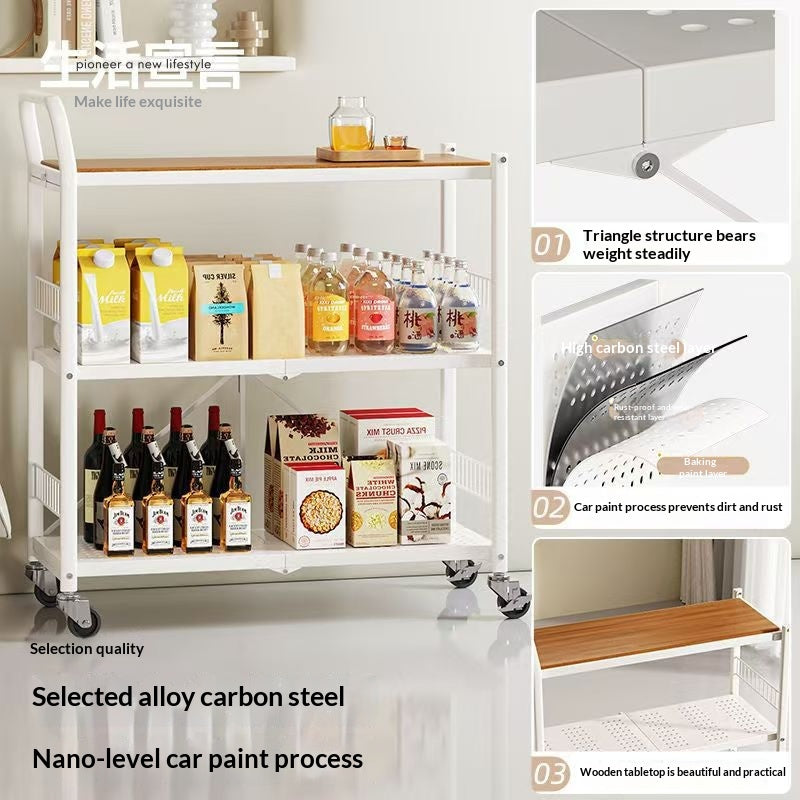 Kitchen Organizer - Kitchen Shelf Metal Living Room Bedroom