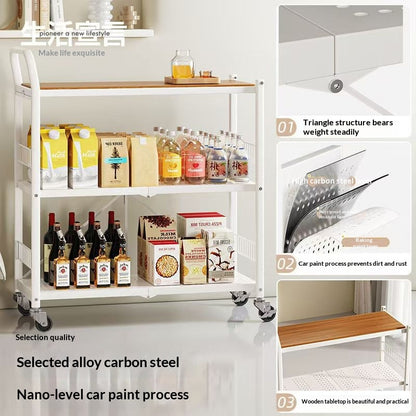 Kitchen Organizer - Kitchen Shelf Metal Living Room Bedroom