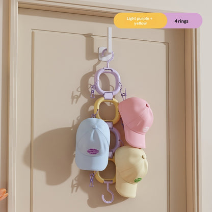 Hat Storage Clip For Behind The Door Multi-functional Bag Hanger For Home Use