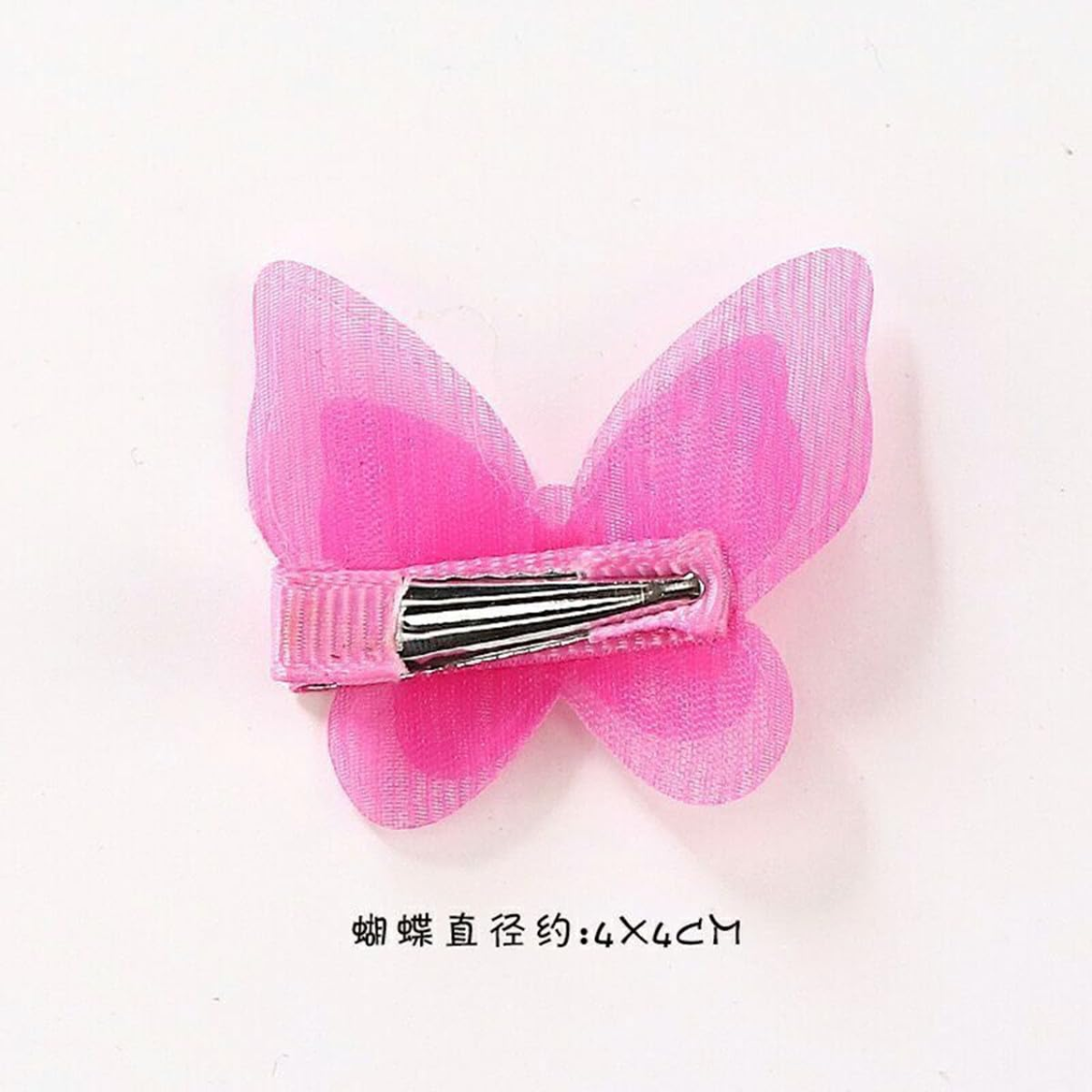 Pet Supplies - 10pcs Pet Hair Accessories, Butterfly Pearl Hair Clips