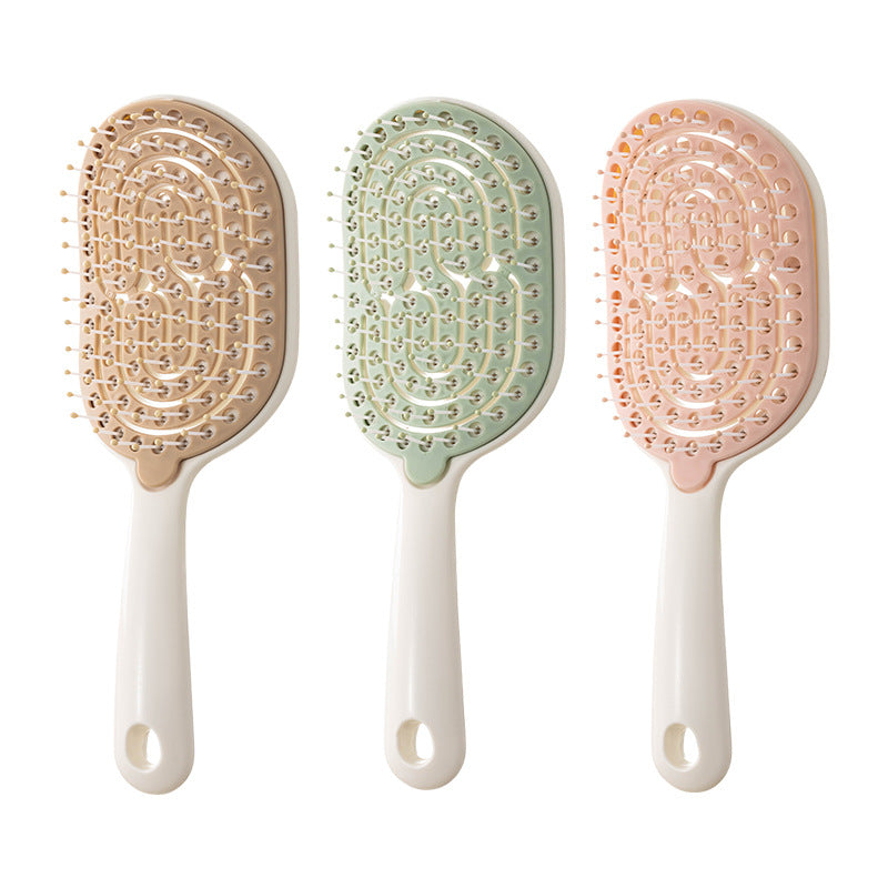 Womens Detachable Self-Cleaning Hair Comb