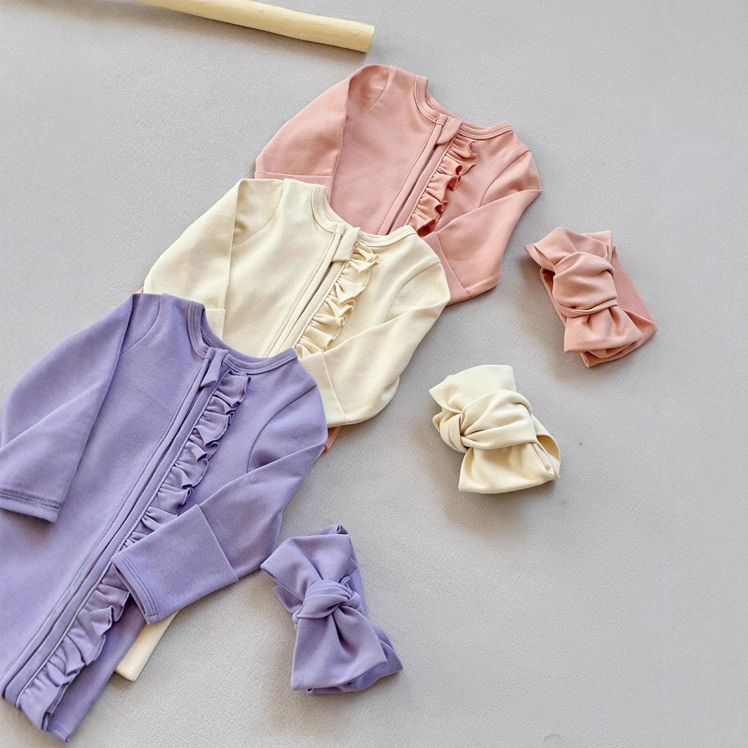 Girls' Jumpsuit Romper Baby Girls' Home Pajamas