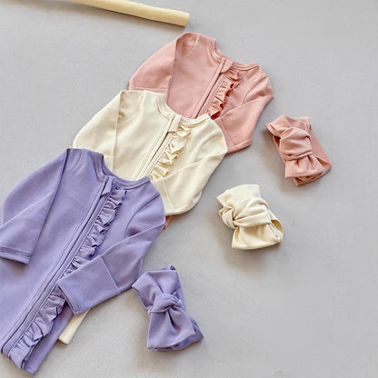 Girls' Jumpsuit Romper Baby Girls' Home Pajamas