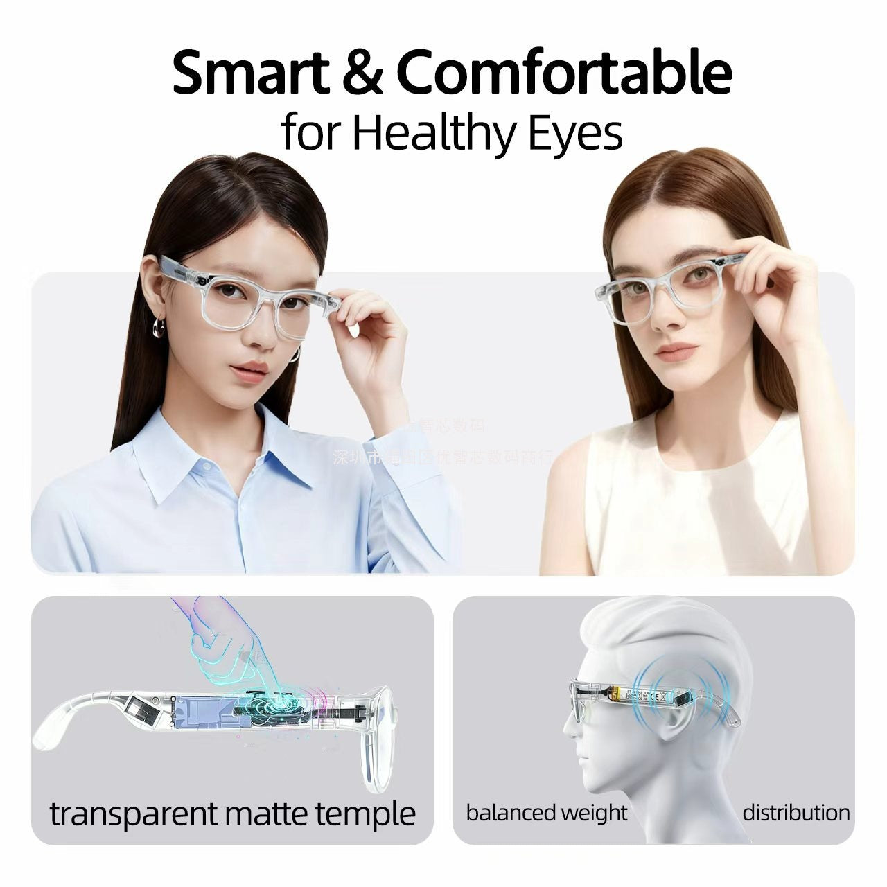 AI-powered Video Translation Smart Glasses