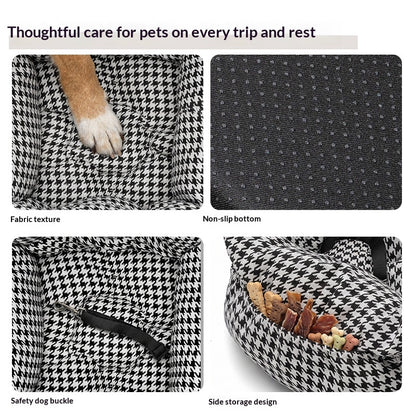 Pet Supplies - Front-passenger Headrest Travel Pet Cat Bed