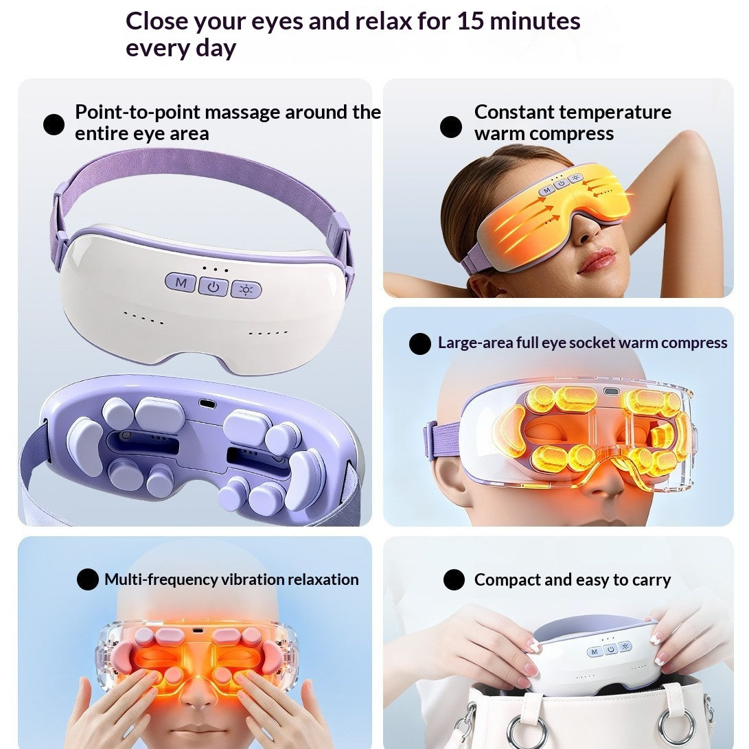 Smart Home Gadget - Eye Massager Smart Charging One-touch Vibration