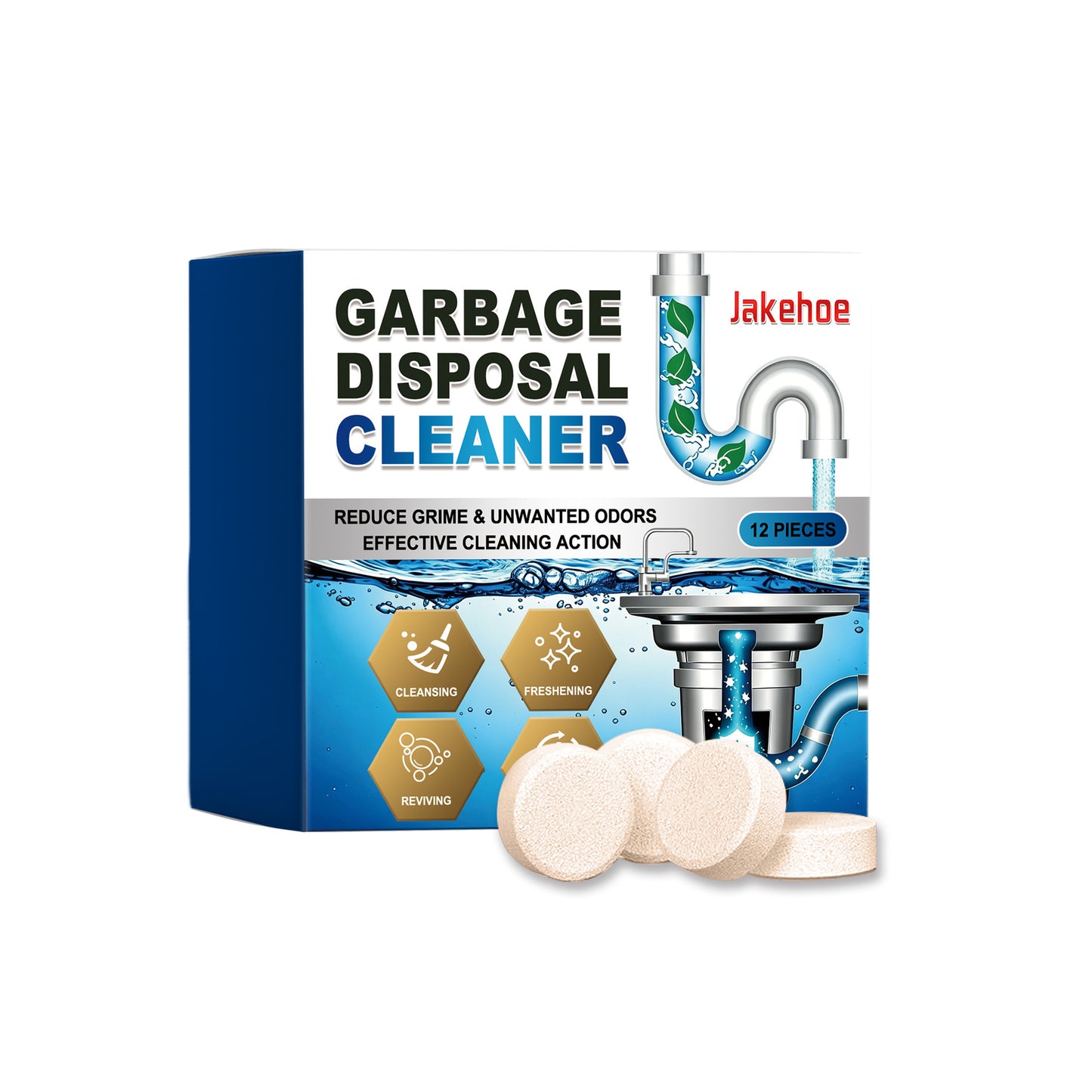 Garbage Processor Cleaning Tablets Daily Cleaning Deodorization Convenient Household Smell Care Tablets