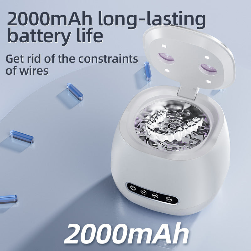 Cleaning Tools - Mini Ultrasonic Denture Cleaner With UV Light
