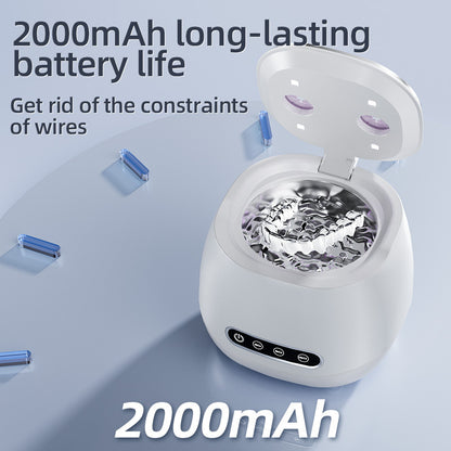Cleaning Tools - Mini Ultrasonic Denture Cleaner With UV Light