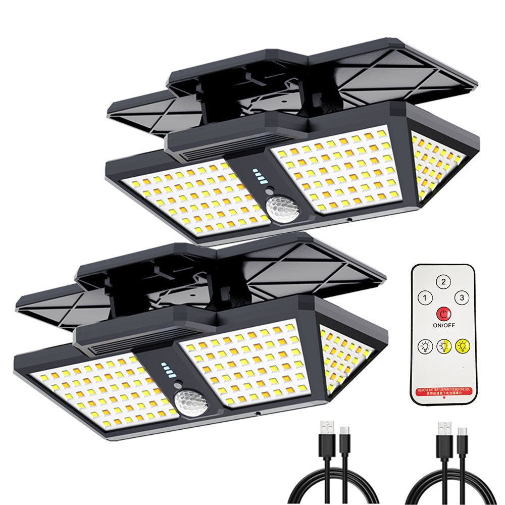 Solar Clip Light, Outdoor Home Courtyard Lamp, Ultra-bright