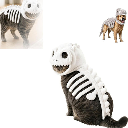 Dog Cat And Pet Dinosaur Skeleton Costume