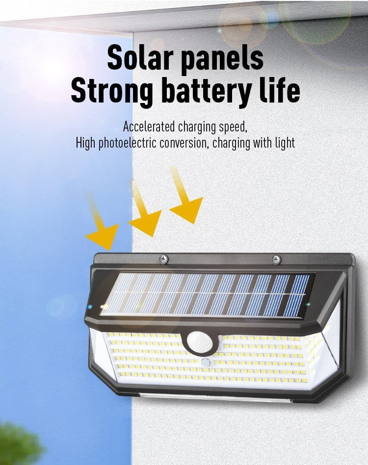 Solar Clip Light, Outdoor Home Courtyard Lamp, Ultra-bright