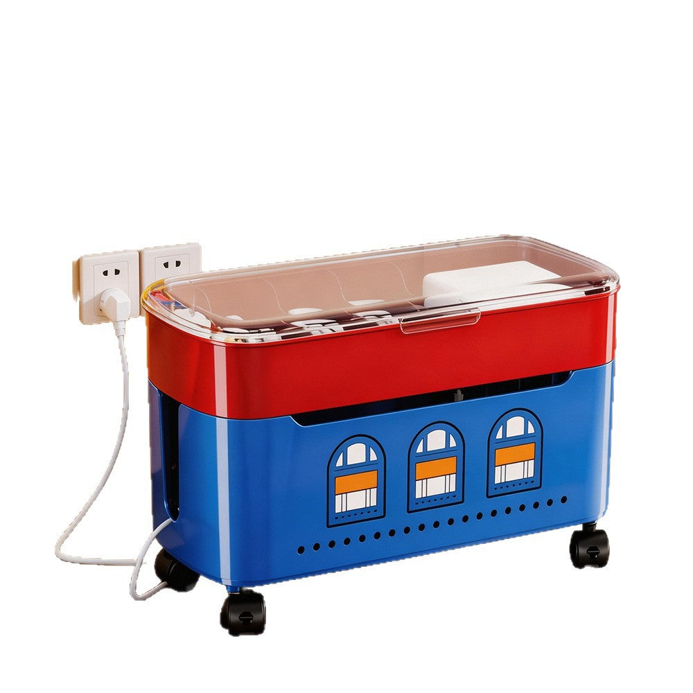 Household Desktop Data Cable Organizer With Lid