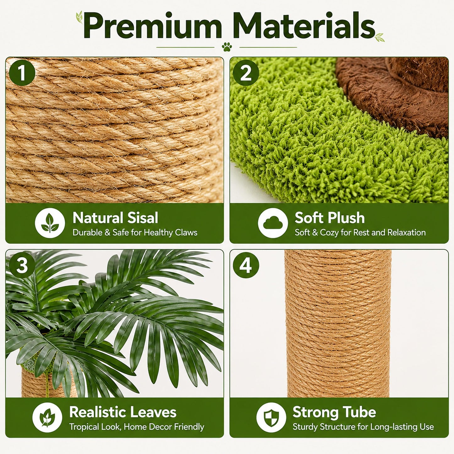 Cat Scratching Post, Sisal Scratcher With Toys For Indoor Cats Protects Furniture While Satisfying Natural Scratching Instincts. Durable Sisal Post