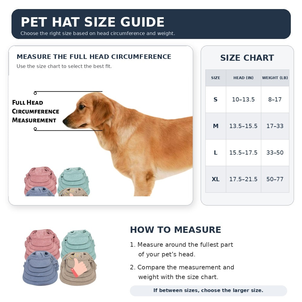 Cat Sun Hat,Dog Bucket Hat,Pet Sport Hat&Pet Hat With 2Ear Holes,Fall Hats For Cats&Dogs,Decorative Hats For Cats&Dogs,Make Your Pet Even Cuter And
