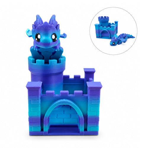 Home Decor - 3D Printed Movable Joint Fantasy Beast Figurine With