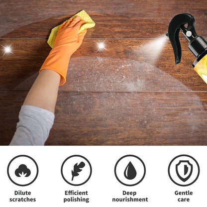 OUHOE Furniture Beeswax Spray Furniture And Floor Care, Polishing, Waterproofing, Crack Prevention, Scratch Prevention, Refurbishment And Maintenance