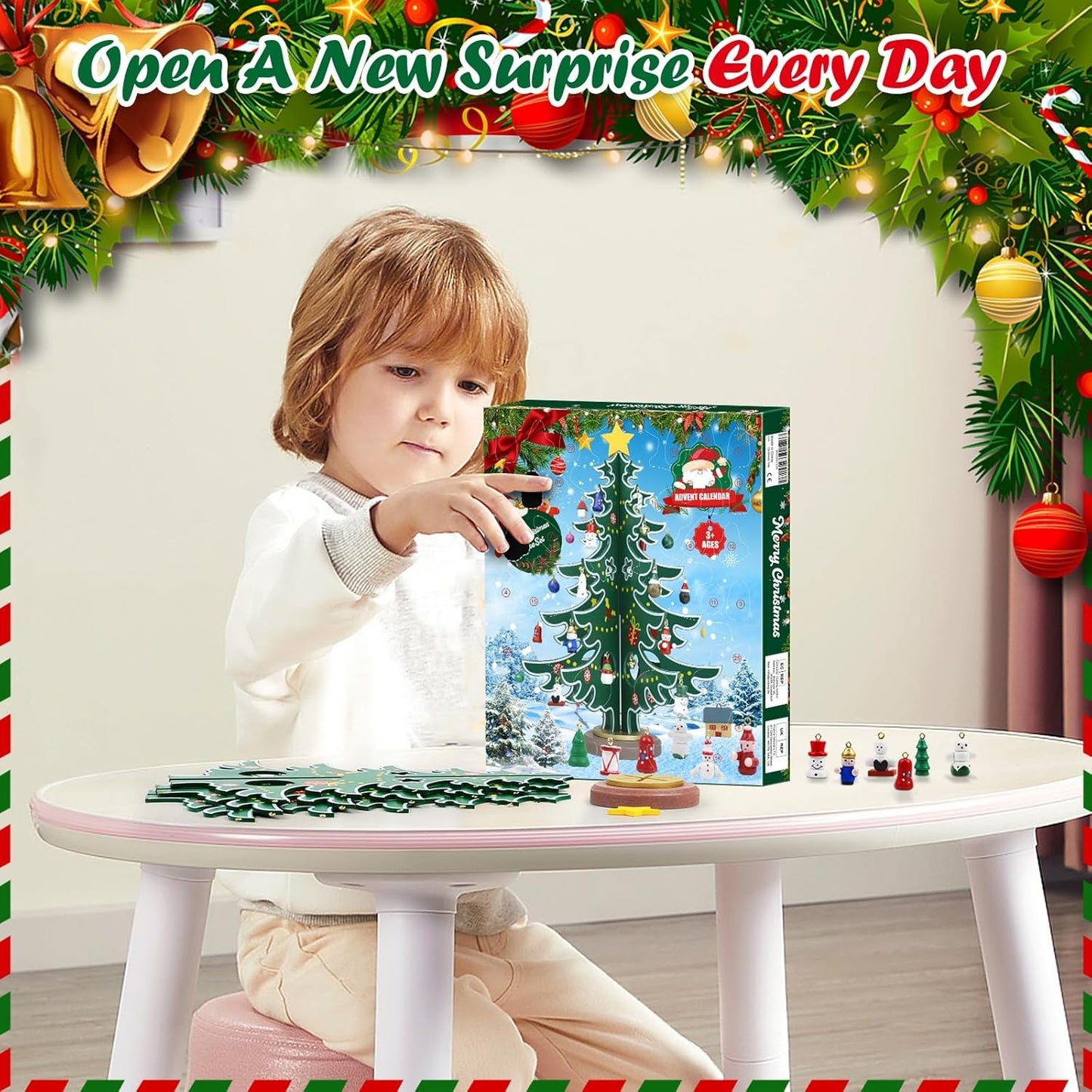 Pet Supplies - DIY Christmas Tree Decoration Set With 24 Pieces: 1