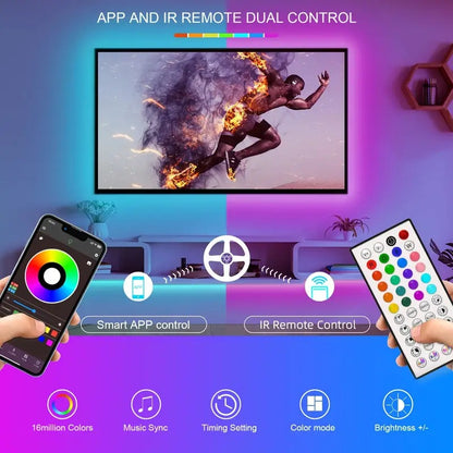 Smart Home Gadget - Bluetooth RGB Smart-Control LED Strip