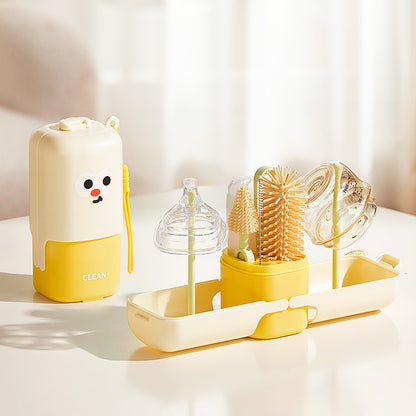 7-in-1 Baby Bottle Brush Portable Cleaning Set Specifically For Babies