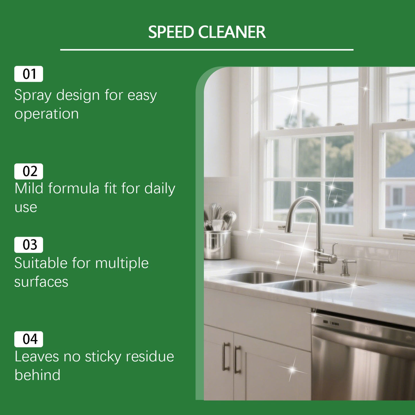 JAKEHOE Multi-Purpose Cleaner Gentle Daily Cleaning For Furniture, Kitchen And Bathroom Stains And Grime Removal.