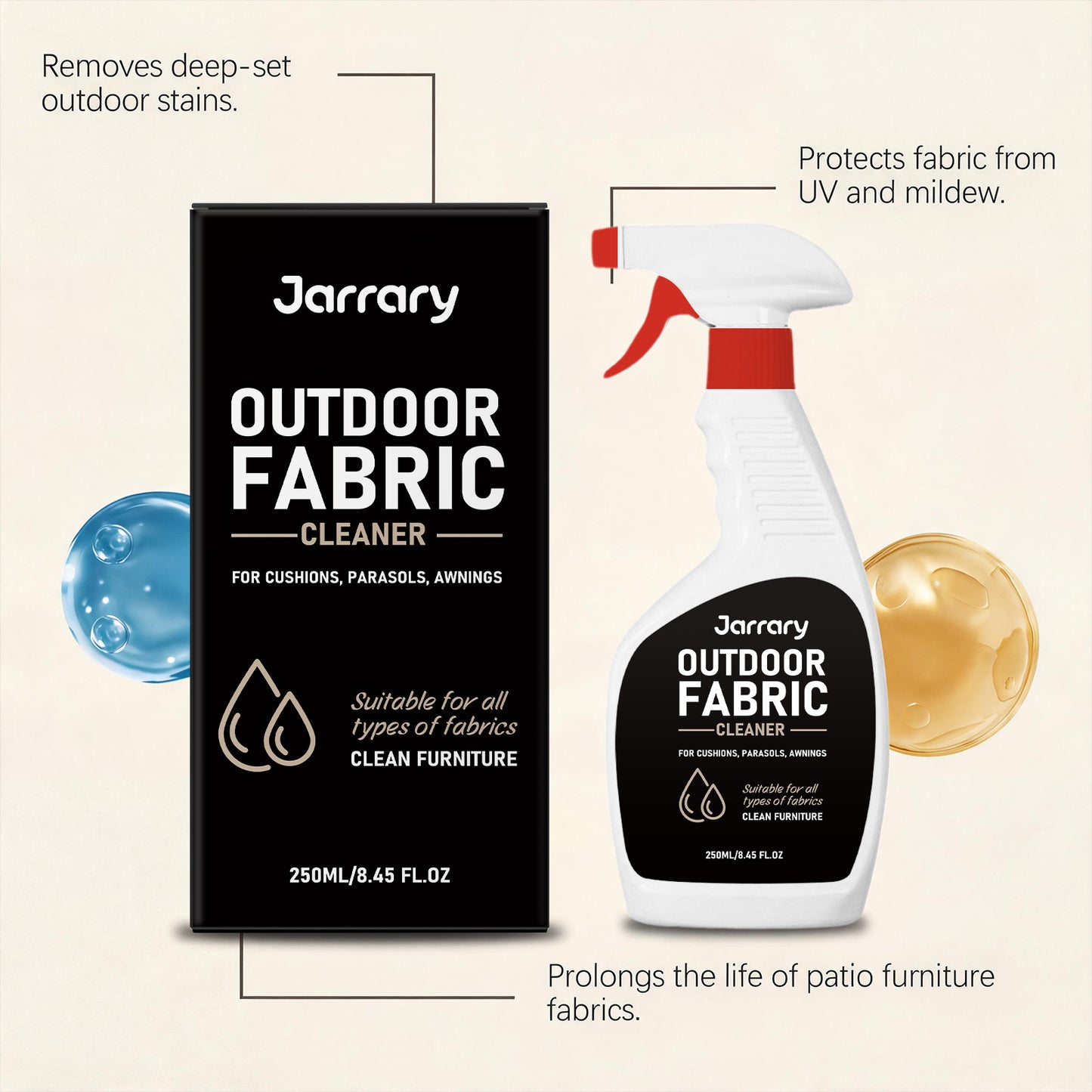 Cleaning Tools - Jarrary Outdoor Gentle Cleaning Cloth Fabric Cleaner