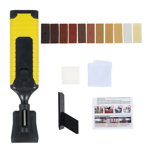 Hardwood Floor Repair Kit - 24-piece Laminated Vinyl Wood Floor Furniture Repair Kit With 11 Colors