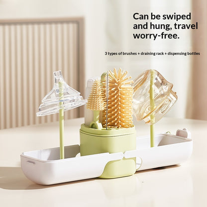 7-in-1 Baby Bottle Brush Portable Cleaning Set Specifically For Babies
