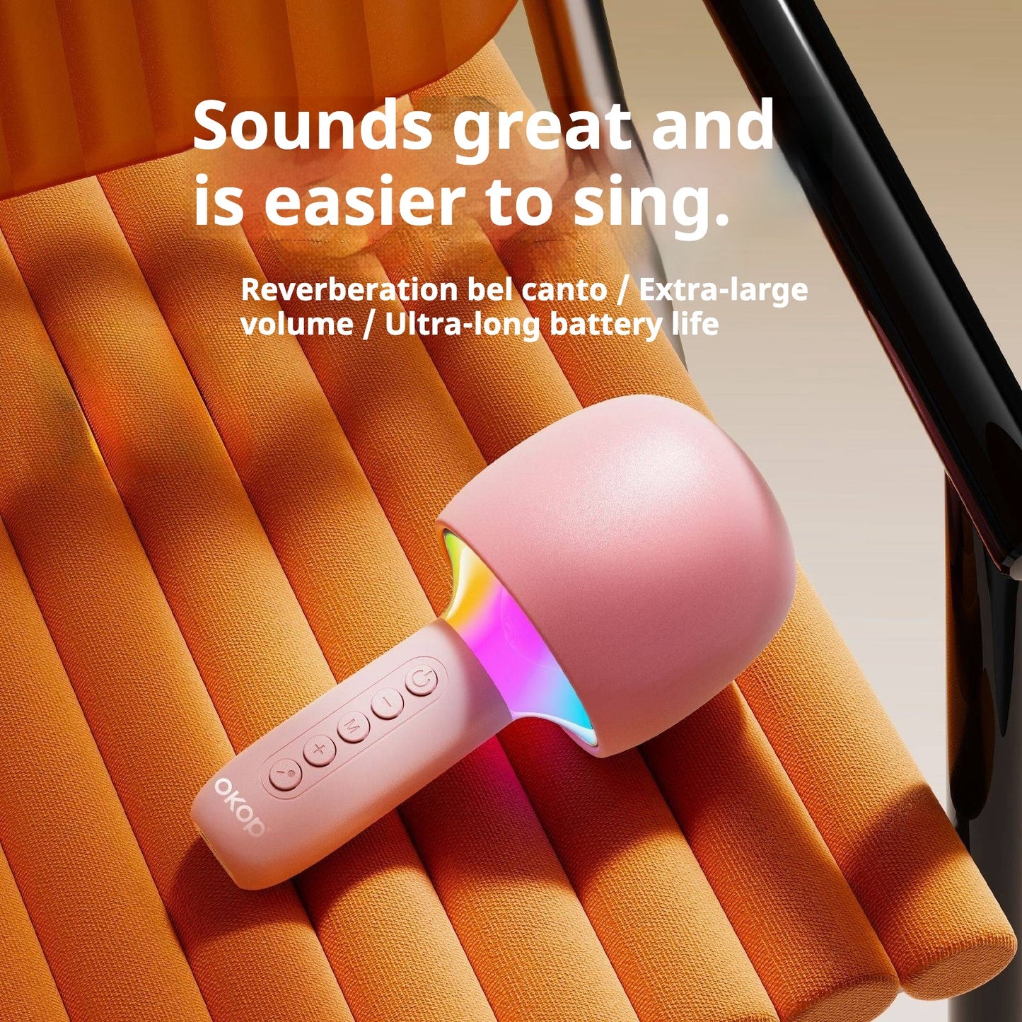 KP-M110 Best-Selling All-in-One Bluetooth Speaker Microphone Wireless Karaoke Device For Kids Home Entertainment In Stock
