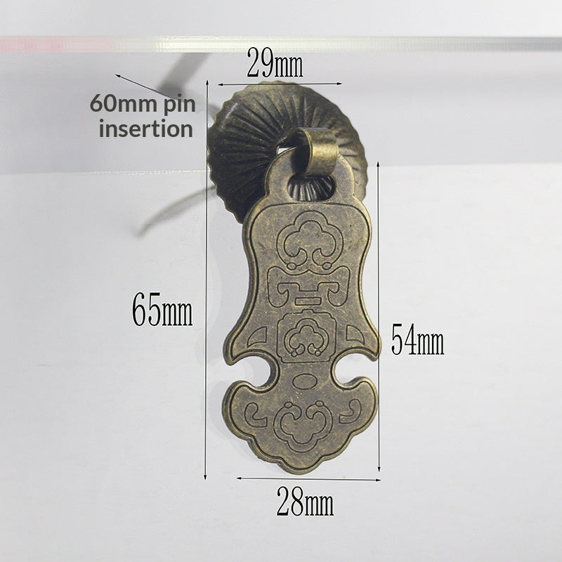Chinese-style Antique Furniture Brass Drawer Pull