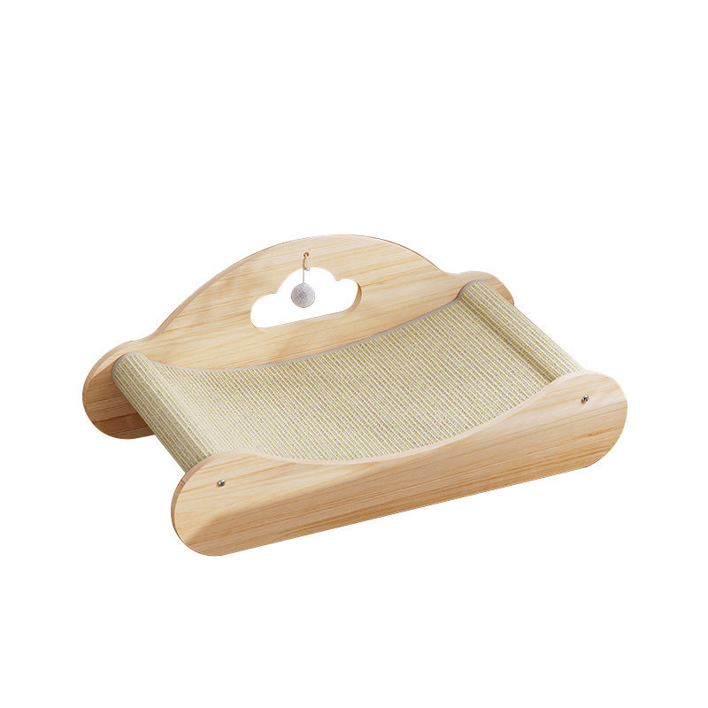 Sisal Large Cat Scratcher Bed, Comfy Chaise Lounge For Cats Rest Scratch Play, Protects Furniture, Durable, Horizontal, No-Mess