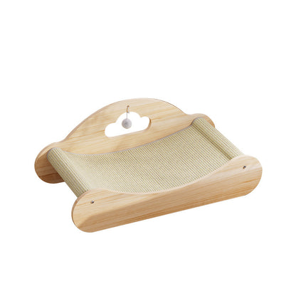 Sisal Large Cat Scratcher Bed, Comfy Chaise Lounge For Cats Rest Scratch Play, Protects Furniture, Durable, Horizontal, No-Mess
